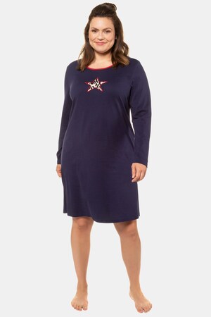Ulla Popken Bigshirts, 2er-Pack, Leomuster / Leo-Stern - Große Größen
