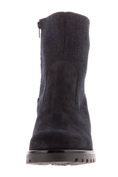 Stiefeletten, Veloursleder, Wechselfußbett, Profilsohle Stiefeletten, Veloursleder, Wechselfußbett, Profilsohle