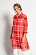 Longbluse, Karochiffon, 3/4-Ärmel, selection