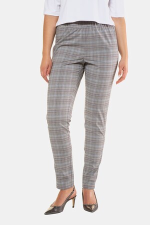 Plus Size Plaid Slim Leg Sienna Fit Stretch Pants
