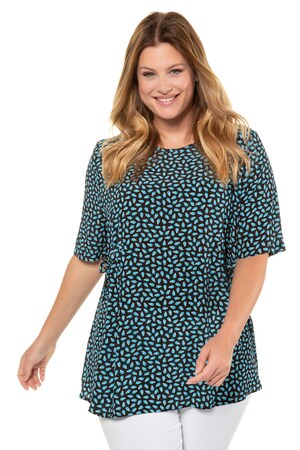 Ulla Popken Tuniek Paisley Dessin Ronde Hals Grote Maten ulla popken kopen in de aanbieding