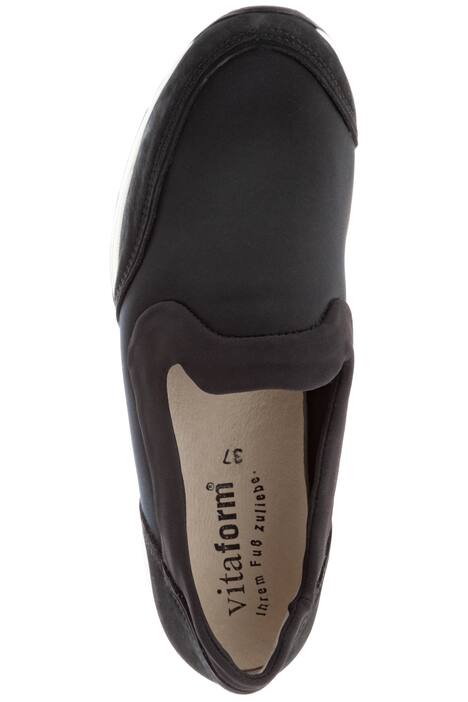 Vitaform Slipper, elastisch, Textil, Leder, Weite K Vitaform Slipper, elastisch, Textil, Leder, Weite K