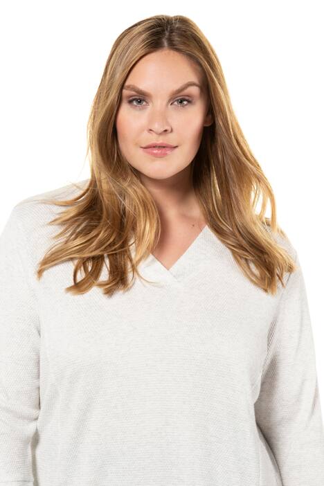 Sweatshirt, Reißverschluss, Classic, feine Struktur | alle Sweatshirt, Zierperlen, Regular, innen kuschelig angeraut