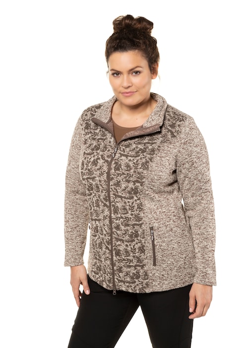 Forest Animal Sweater Knit Fleece Jacket | 72449295