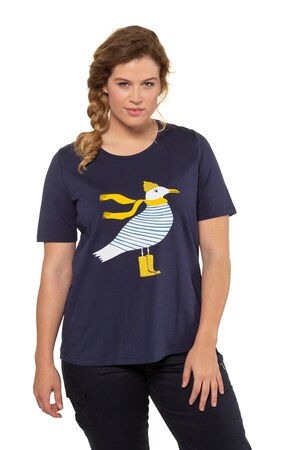 Ulla Popken Shirt Classic Meeuwenmotief 34 Mouwen Grote Maten ulla popken kopen in de aanbieding