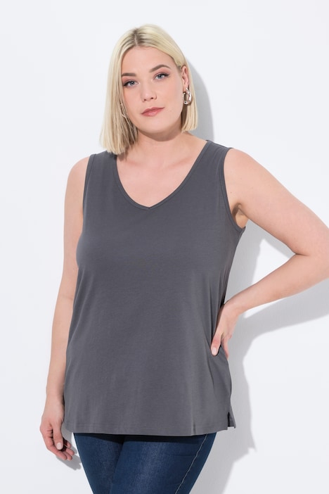 V-Neck Classic Fit Cotton Tank