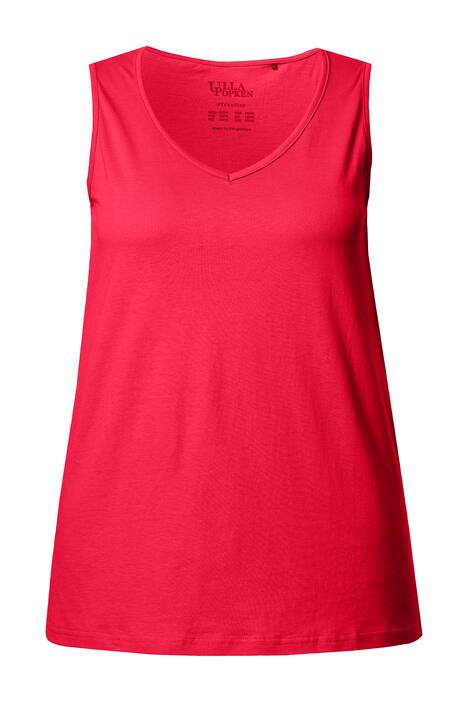 Top, výstřih do V, Classic střih, bez rukávů