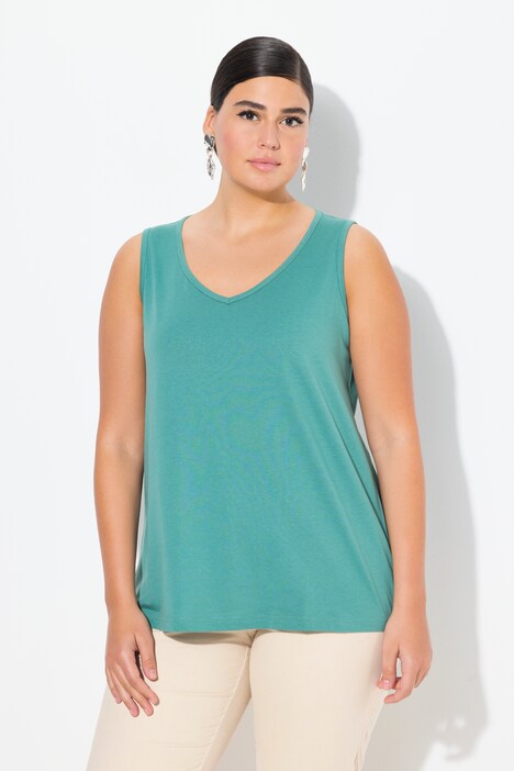 V-Neck Classic Fit Cotton Tank