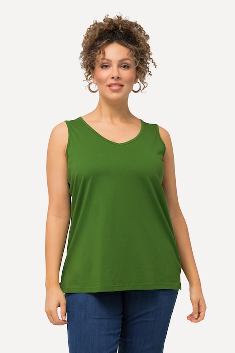 V-Neck Classic Fit Cotton Tank