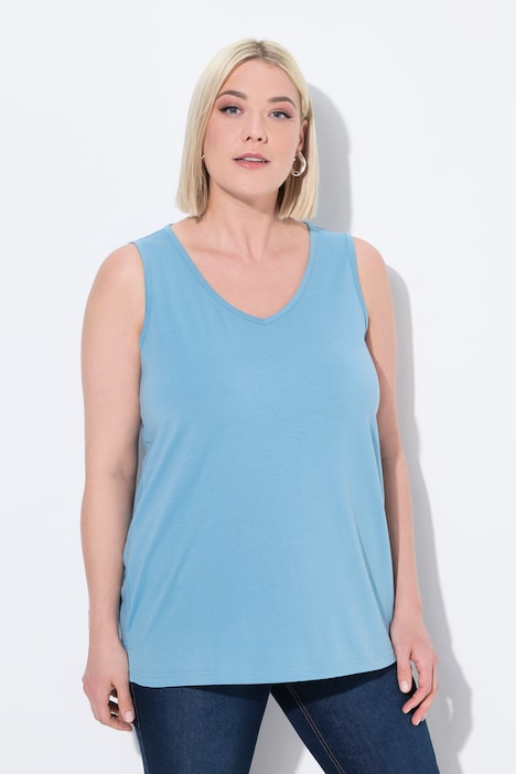 V-Neck Classic Fit Cotton Tank