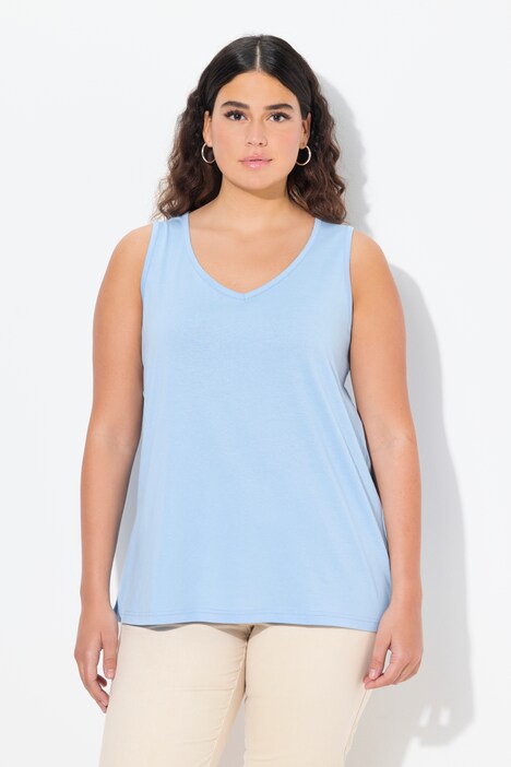 V-Neck Classic Fit Cotton Tank