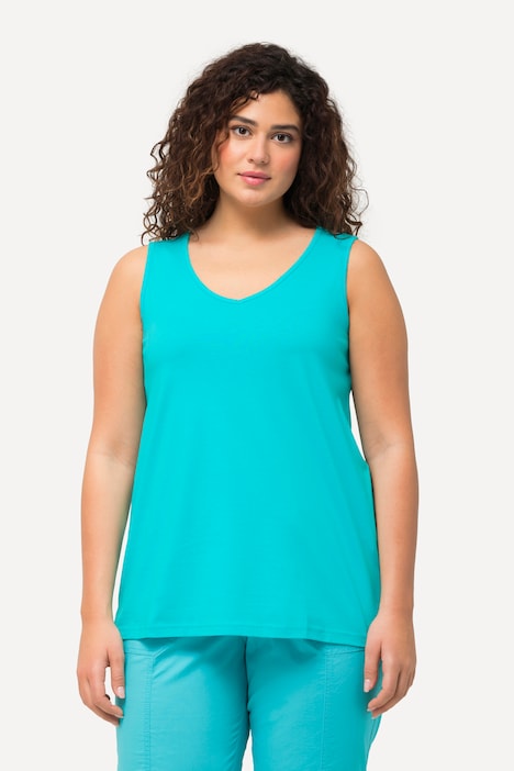 V-Neck Classic Fit Cotton Tank