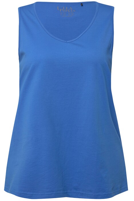 Top, výstřih do V, Classic střih, bez rukávů