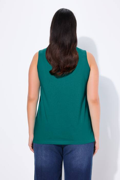 Top, V-hals, classic, mouwloos