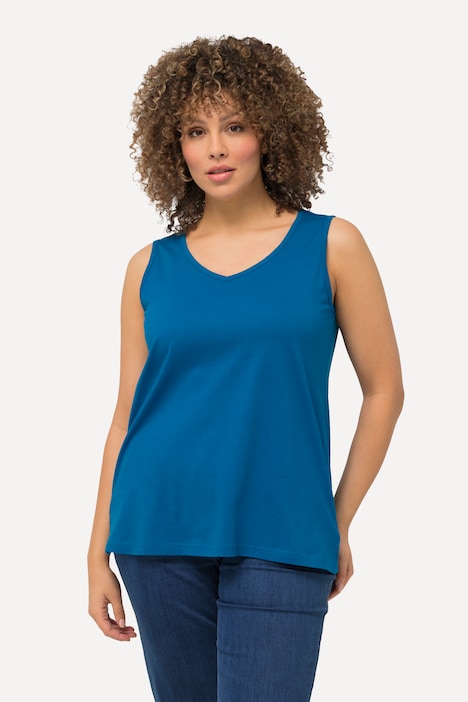 V-Neck Classic Fit Cotton Tank