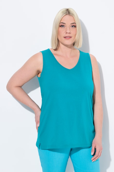 V-Neck Classic Fit Cotton Tank