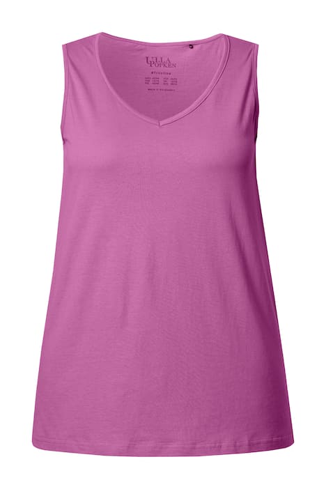 Top, výstřih do V, Classic střih, bez rukávů