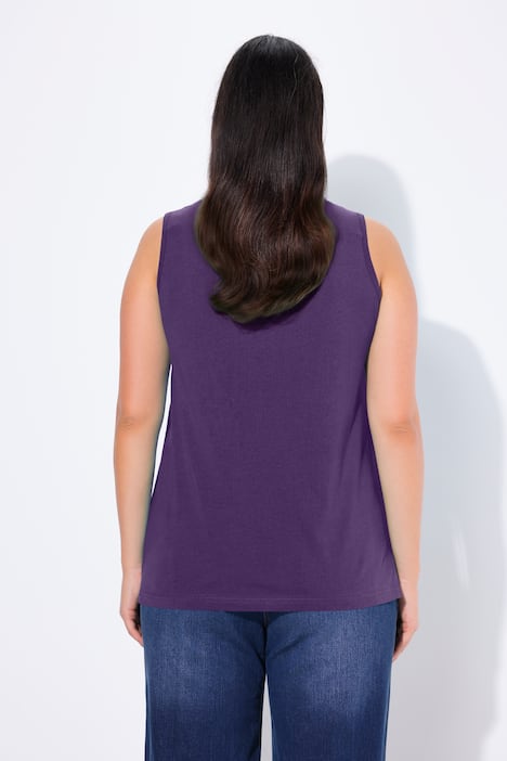 Top, V-hals, classic, mouwloos