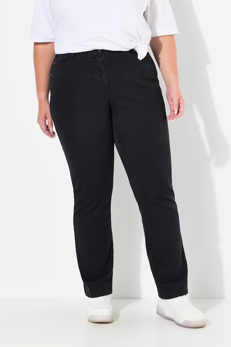 Jeans Mandy, lige form med 5 lommer, komfortlinning, stretch