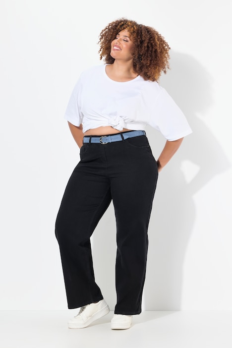 Mary Fit Wide Leg Stretch Jeans