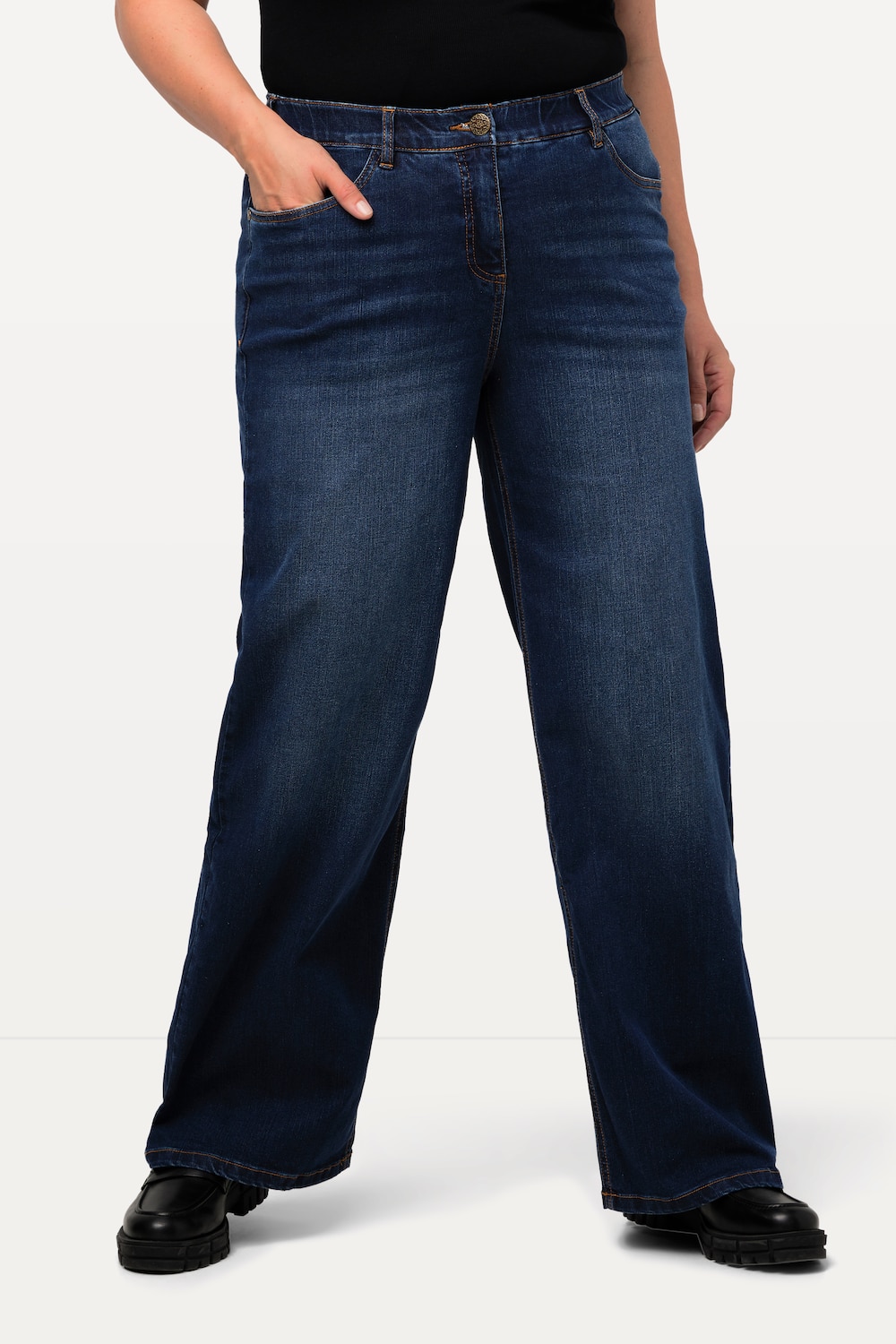 Thumbnail - Große Größen Jeans Mary, Damen, blau, Größe: 25, Baumwolle/Polyester/Viskose, Ulla Popken