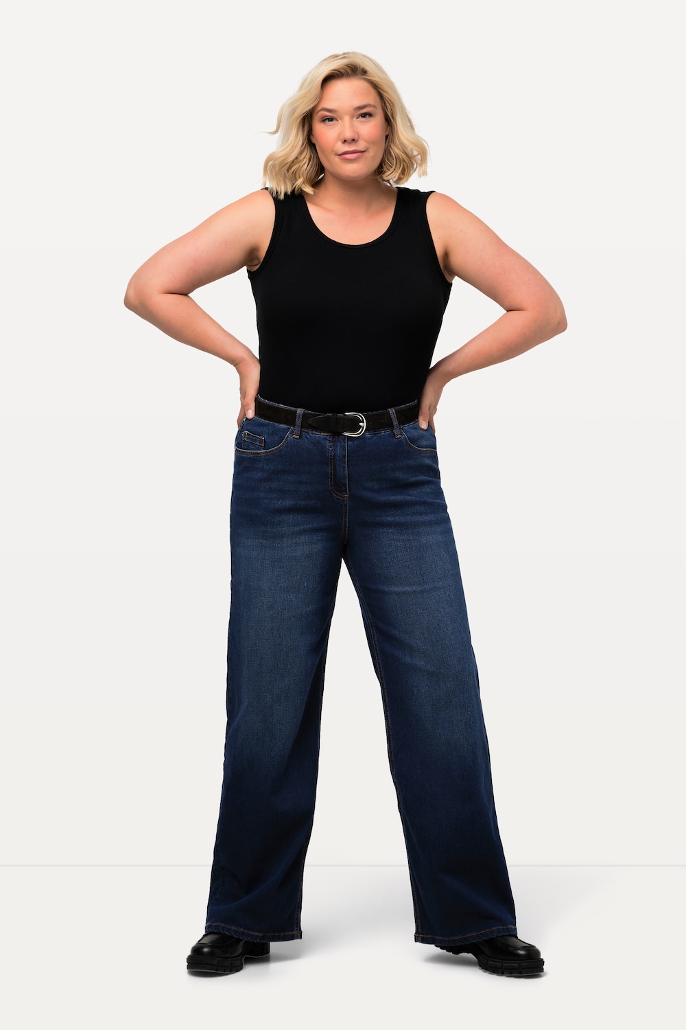 Große Größen Jeans Mary, Damen, blau, Größe: 100, Baumwolle/Polyester/Viskose, Ulla Popken