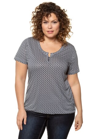 Ulla Popken Shirt Classic Grafisch Dessin Elastische Zoom Korte Mouwen Grote Maten ulla popken kopen in de aanbieding Ulla Popken Shirt Classic Grafisch Dessin Elastische Zoom Korte Mouwen Grote Maten ulla popken kopen in de aanbieding