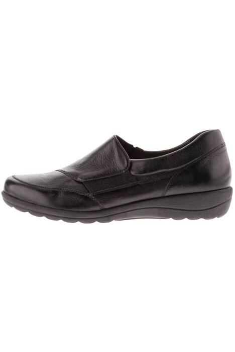 Caprice Leder Slipper, Elastikeinsatz, Weite H | Halbschuhe Caprice Leder Slipper, Elastikeinsatz, Weite H | Halbschuhe