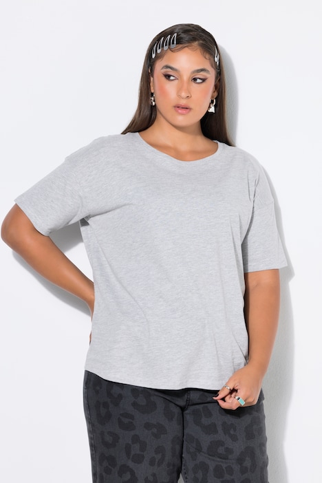 Basic-Shirt, Relaxed Shape, überschnittene Schultern