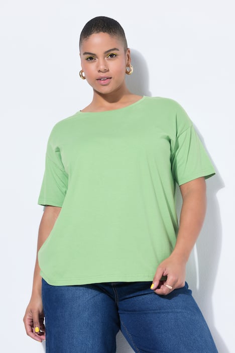 Basic-Shirt, Relaxed Shape, überschnittene Schultern