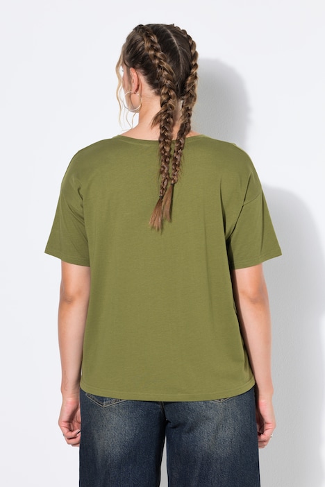 T-shirt Basic, coupe relaxed à épaules basses