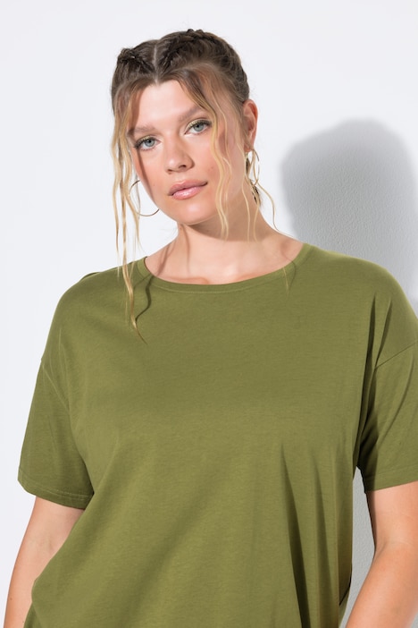 T-shirt Basic, coupe relaxed à épaules basses