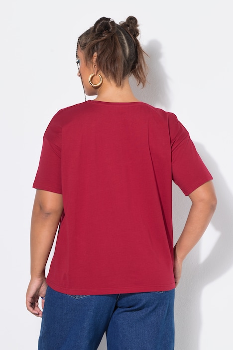 Basic-Shirt, Relaxed Shape, überschnittene Schultern