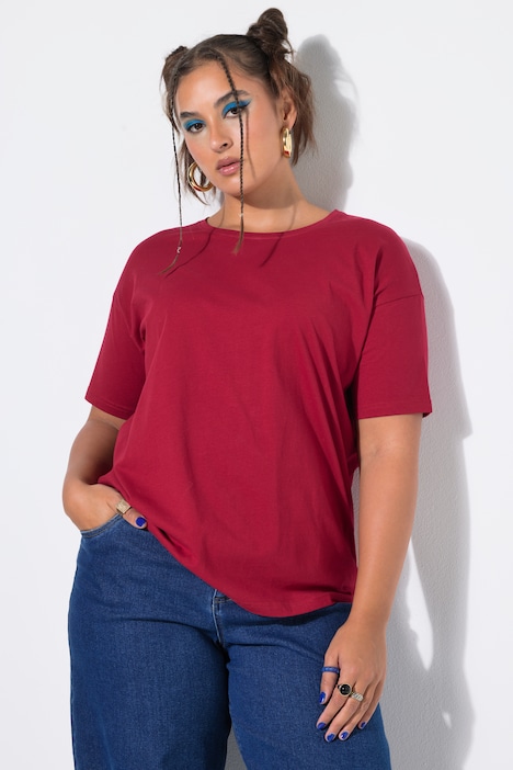 Basic-Shirt, Relaxed Shape, überschnittene Schultern