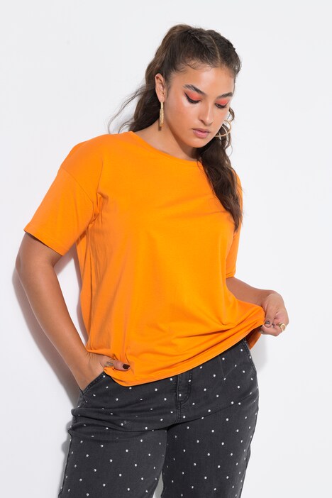 T-shirt, relaxed, basic, oversized schouders