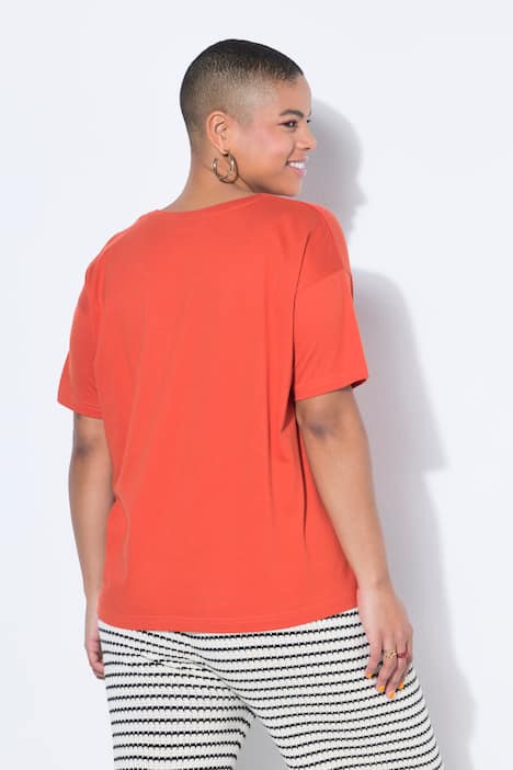 Basic-Shirt, Relaxed Shape, überschnittene Schultern