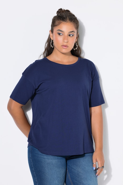 T-shirt, relaxed, basic, oversized schouders