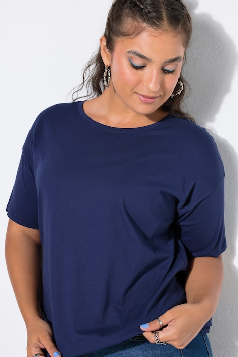 T-shirt, relaxed, basic, oversized schouders