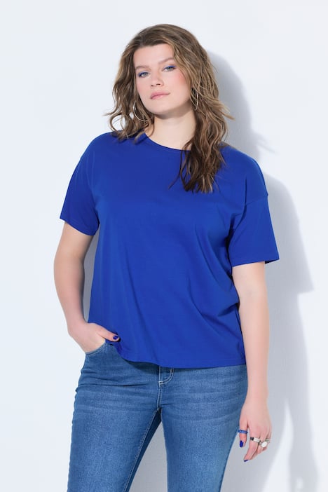 T-shirt, relaxed, basic, oversized schouders