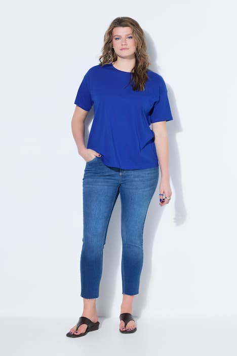 T-shirt, relaxed, basic, oversized schouders