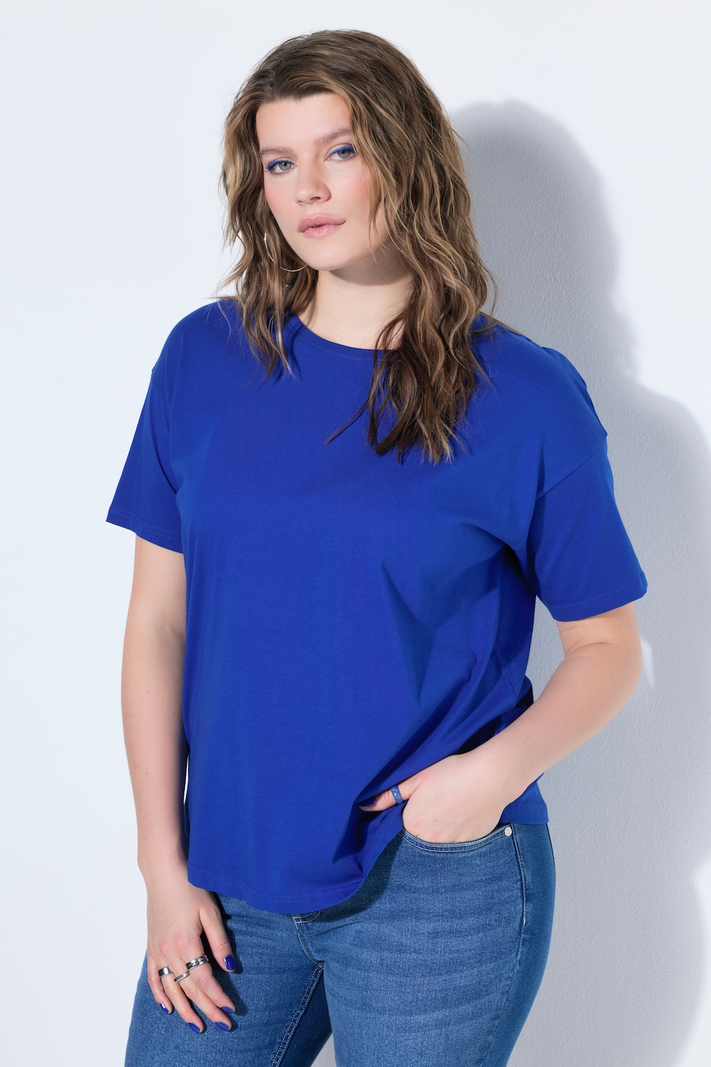 Basic-Shirt, Relaxed Shape, überschnittene Schultern