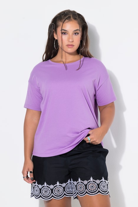 T-shirt, relaxed, basic, oversized schouders
