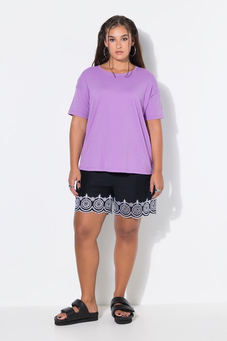 T-shirt, relaxed, basic, oversized schouders