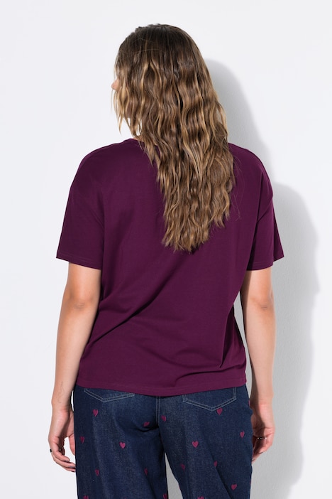 T-shirt Basic, coupe relaxed à épaules basses