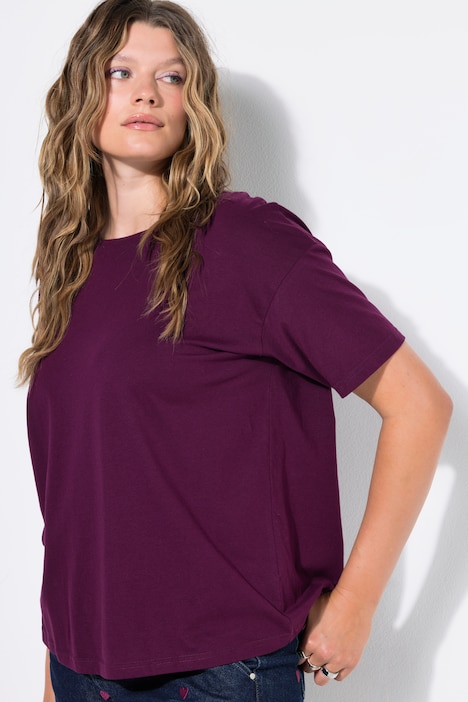 T-shirt Basic, coupe relaxed à épaules basses