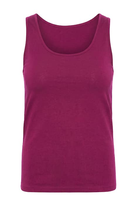 Basic top, široký výstřih, streč žerzej