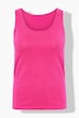 Basic Scoop Neck Cotton Stretch Tank Top