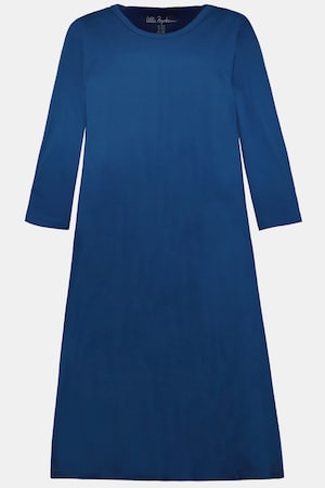 Duże rozmiary Sukienka , damska, błękitny, rozmiar: 58/60, bawełna, Ulla Popken