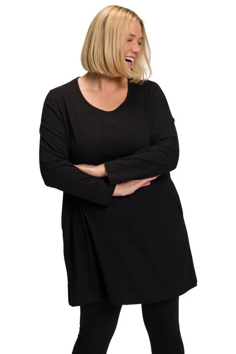 Dlouhé tričko, ozdobné švy, dlouhé rukávy