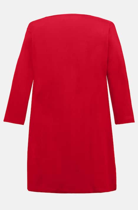 Longshirt, Ziernaht, Langarm